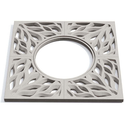 Приствольная решетка ПП ZKING CRUST 1.2х1.2м Бежевая