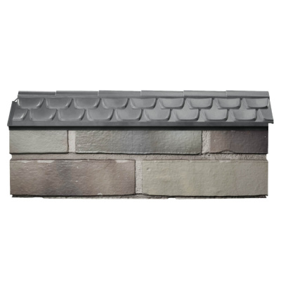 Парапет Elbrus Серый на 0.5 кирпича 130мм фото 2
